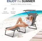 Folding Outdoor Lounge Chair - Image 6