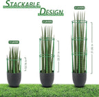 36 Pack Plant Support Stakes for Indoor Plants, Half Round Plant Stakes Ring - Image 5