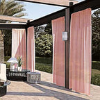 SpaceDresser Waterproof Outdoor Sheer Curtains - Image 2