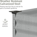 Best Choice Products 48x24x30in Galvanized Raised Garden Bed, Metal Elevated - Image 4