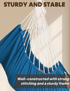 Chihee Hammock Chair Hanging Swing Max 500 Lbs 2 Cushions Included Metal - Image 5