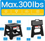 ACSTEP Folding Step Stool 11 Inch, Sturdy Plastic Foldable Step Stool - Image 4