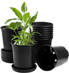 Fasmov 10PCS 1 Gallon Durable Nursery Pot Garden Flower Pots Nursery Plant - Image 3