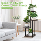 Plant Stand Indoor, 4 Tier Thickened Metal Corner Plant Shelf - Image 4