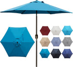 Blissun 7.5 ft Patio Umbrella, Yard Umbrella, Outdoor Market Umbrella - Image 4
