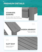 SERWALL 8-Piece Patio Dining Sets - Image 6