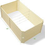 Land Guard 8×4×2ft Galvanized Raised Garden Bed, Planter Boxes Outdoor - Image 2