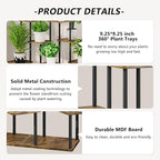 AZERPIAN Plant Stand 9 Tier Indoor Metal Flower Shelf - Image 5