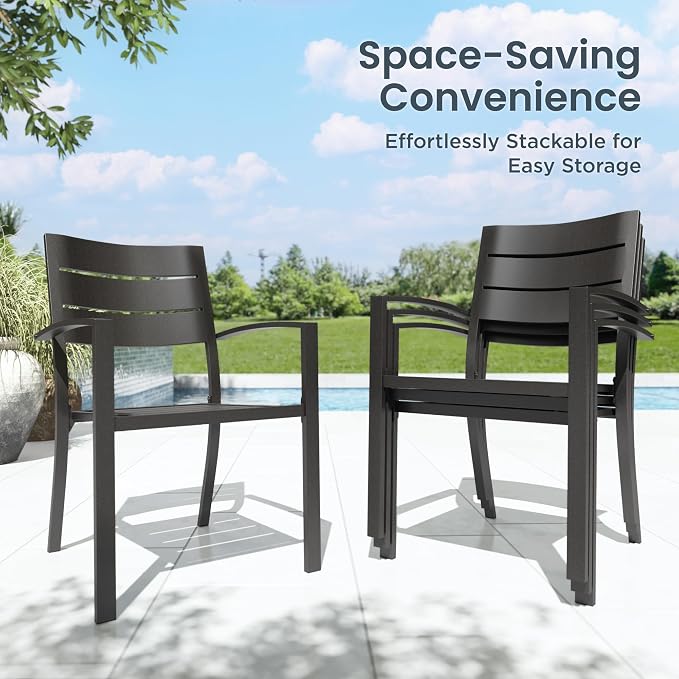 PHI VILLA 5 Pieces Outdoor Dining Set - Image 2