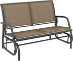 Outsunny 2-Person Outdoor Glider Bench, Patio Double Swing Rocking Chair by Outsunny