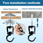 ONIKK Ceiling Hooks for Hanging Plants, Heavy Duty Metal Plant Hooks, Screw in - Image 5