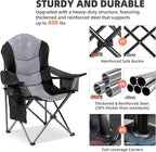 2 Pack Folding Camping Chairs for Adults - Image 8