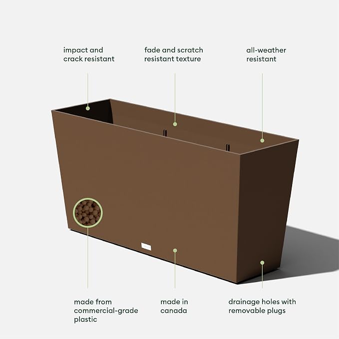 Veradek Pure Series Midori Trough Planter - Image 3