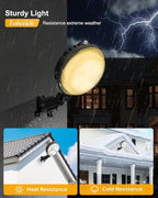 LED Barn Light 2Packs, 150W 20000LM Yard Area Lights Dusk to Dawn Outdoor - Image 4