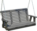 Poly Lumber Wood 4FT Porch Swing Amish Craftsmandship Made in USA HDPE by Unknown