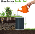KING BIRD Raised Garden Bed 68" x 36" x 12" Galvanized Steel Metal Outdoor - Image 8