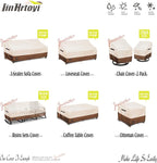 JinHrtoyi Patio Square Table Cover, 32Wx32Dx16H Inches 100% Waterproof Heavy - Image 8