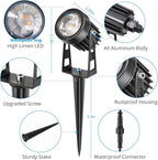 Plug and Play Low Voltage Landscape Lighting Kit, Warm White Waterproof Outdoor - Image 8