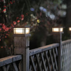 Dynaming 6 Pack Solar Post Cap Lights Outdoor, Fence Post Solar Lights Fit - Image 4