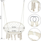 Macrame Hammock Chair Swing - Image 6