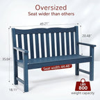 Stoog 4-Piece Patio Furniture Set, All-Weather HIPS Outdoor Dining Set - Image 3