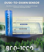 Solar Pathway Lights Outdoor, 2 Pack Solar Garden Lights IP65 Waterproof - Image 3