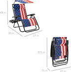 Best Choice Products Folding Zero Gravity Outdoor Recliner Patio Lounge Chair - Image 3