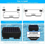 Solar Power Deck LED Light Clip-On Yard Security Sign Spotlight - Image 8