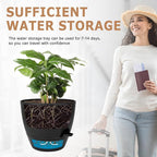 Plant Pots 12/10/9 Inch Self Watering Pots, Plastic Flower Pots, Nursery - Image 5