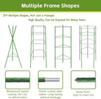 Riare 8 Pack 4 FT Tomato Cages for Garden- 48inches Heavy Duty Garden Stakes - Image 5