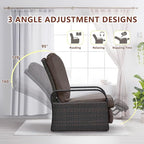 ATR ART TO REAL Outdoor Recliner, Outdoor Wicker Recliner Chair - Image 4