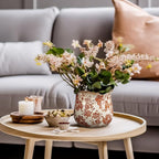 6 Inch Ceramic Plants Pots Vintage Ceramic Flower Planters Crackle Glaze Finish - Image 5