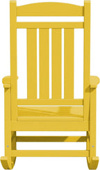 KINGYES Outdoor Rocking Chair Set of 2, High Density Polyethylene Patio Rocking - Image 11