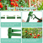 Riare 2 Pack 4 FT Tomato Cages for Garden- 48inches Heavy Duty Garden Stakes - Image 4