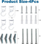 ONIKK Ceiling Hooks for Hanging Plants, Heavy Duty Metal Plant Hooks, Screw in - Image 7