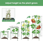 MQUPIN Tomato Cages, 3 Packs Square Tomato Cage - Image 3