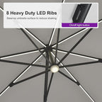 PURPLE LEAF 10 Feet Patio Umbrella - Image 6