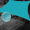 SUNNY GUARD Waterproof Sun Shade Sail 8' x 20' Turquoise Blue Rectangle UV by SUNNYGUARD