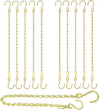 RIFNY Gold Chain for Hanging Plants, 20 Inch Small Plant Chains for Hanging by RIFNY