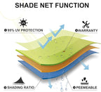 SUNLAX Sun Shade Sail 6' x 8' x 10' Peach Fuzz Rectangle Canopy Sail Shade - Image 6