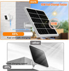 Solar Panel for Security Camera 2 in 1 Port 10W Ring Camera Solar Charger - Image 6