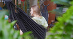 Double Hammock 2 Person Extra Large 330X150cm Load Capacity 600Pound Canvas - Image 5
