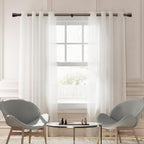 1” Diameter brown curtain rod Itself is 30 to 90 inch. 1 Pack Fits 30-84 inch - Image 6