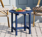 Y&M Outdoor Side Table, Waterproof Four-Legged Round Entryway End Table - Image 2
