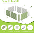 4x2x2FT Galvanized Raised Garden Bed, Galvanized Planter Boxes Outdoor - Image 3