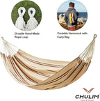 Brazilian Double Hammock with Tree Straps, Extra Large 94x63IN, 2 Persons - Image 6