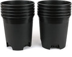 1.5 Gallon Black Nursery Pot Plastic Planters - Image 2