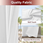 HolidayIdeas White Outdoor Curtains - Image 4