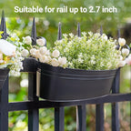 Dahey 4 Pcs Metal Hanging Flower Pots - Image 4