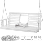 VEVOR Wooden Porch Swing 5 ft, Patio Bench Swing - Image 9